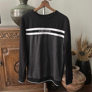 Jameson Carter Color Block Logo Crewneck